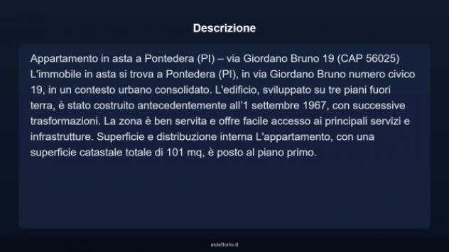 Immobile in asta di 101 m² in vendita a Pontedera - Foto 3