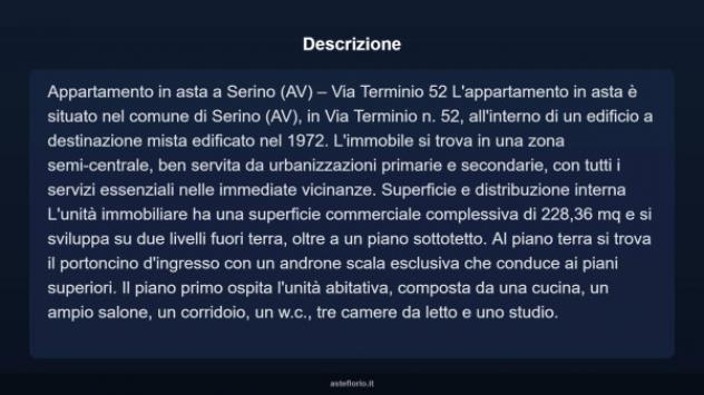 Immobile in asta di 228 m² in vendita a Serino - Foto 5