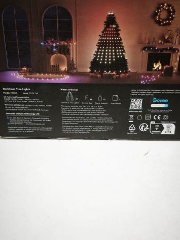 Govee Christmas Tree Lights H6800 480 LED RGBIC Smart - Albero di Natale
