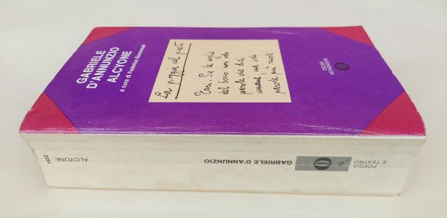Alcyone di Gabriele D'Annunzio 1°Ed.Oscar Mondadori, gennaio 1982 - Foto 3
