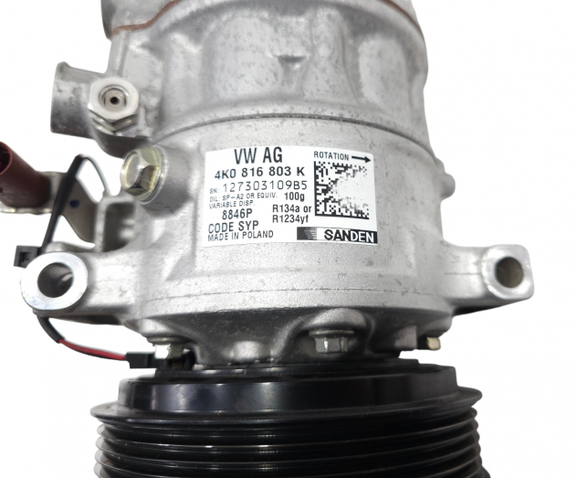 COMPRESSORE A/C AUDI A6 Sedan Serie C8 (4A2) 4K0816803K DFBA Hybrid 2000 (1825) - Foto 13
