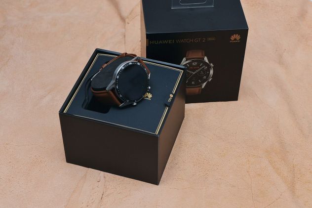 HUAWEI Smartwatch Watch GT 2(46mm), Marrone (Pebble Brown) Nuovo - Foto 3