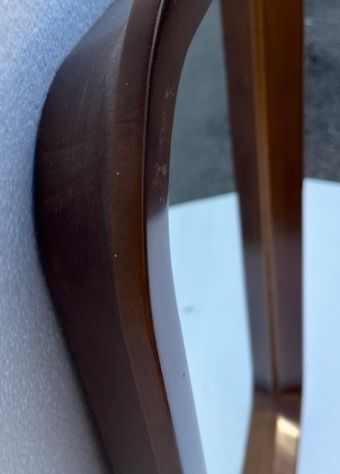Specchio in legno con cornice svasata - Foto 2
