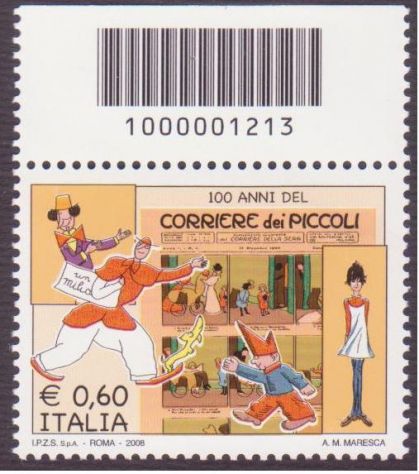 Corriere dei Piccoli anno 2008 con Codice a Barre.