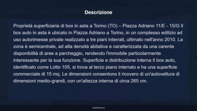 Immobile in asta di 15 m² in vendita a Torino - Foto 4