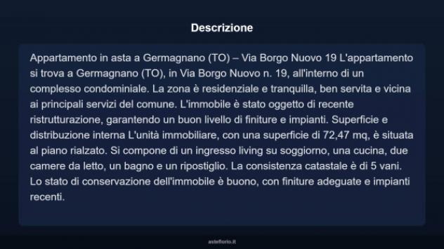 Immobile in asta di 72 m² in vendita a Germagnano - Foto 3