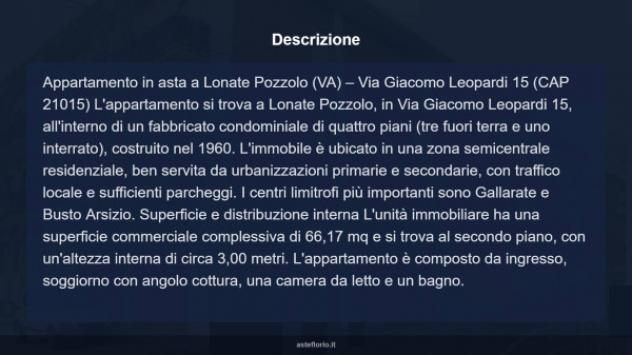Immobile in asta di 66 m² in vendita a Lonate Pozzolo - Foto 17