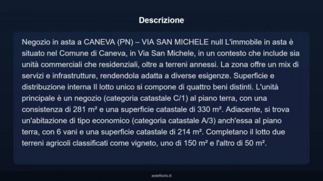 Immobile in asta di 281 m² in vendita a Caneva - Foto 6