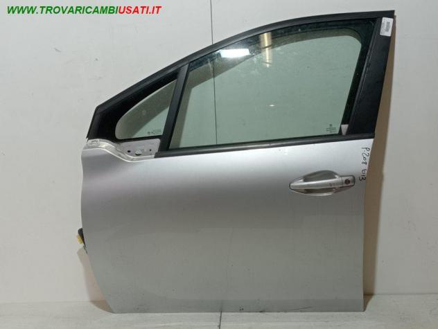 PORTA ANT. SX ARGENTO MET. CON AL / SE GRAFFIO LEGGERO 999-U1561088 Carrozzeria  Lamierati esterni  Porte  Porta ant. sx. PEUGEOT - 208 - 2012  2015,