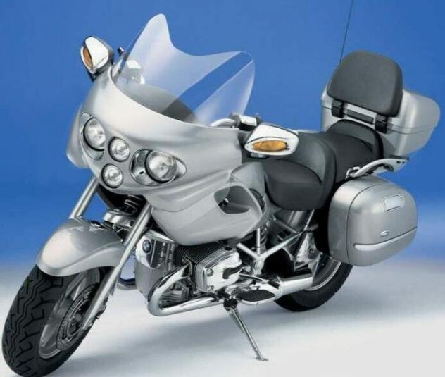 BMW R 1200 CL 1169 PIASTRA PARCALORE TERMINALE SCARICO MARMITTA SINISTRA 2003 - Foto 5