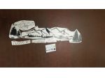 adesivo grande mansarda camper con monti , bussola e i love camping 240 x 47 cm