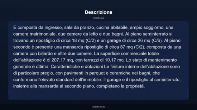 Immobile in asta di 200 m² con più di 5 locali e box auto in vendita a Fano - Foto 15