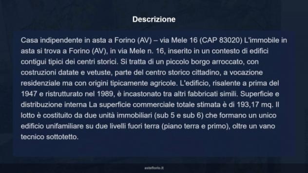 Immobile in asta di 193 m² con più di 5 locali in vendita a Forino - Foto 17