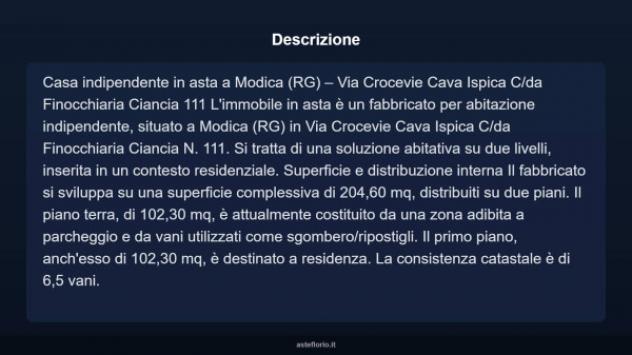 Immobile in asta di 102 m² con più di 5 locali in vendita a Modica - Foto 5