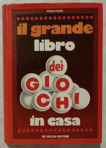 Il Grande Libro dei Giochi in Casa di Anna Piano Ed. De Vecchi, 1976 come nuovo - Foto 3
