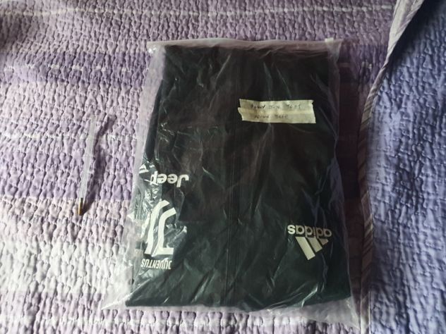 Giacca antivento impermeabile nera Juventus Originale Tg M - Foto 6