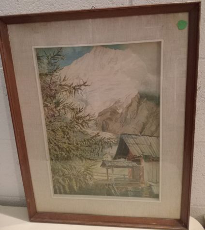 QUADRO CON CORNICE DI ANTIQUARIATO FIRMATO - Foto 7