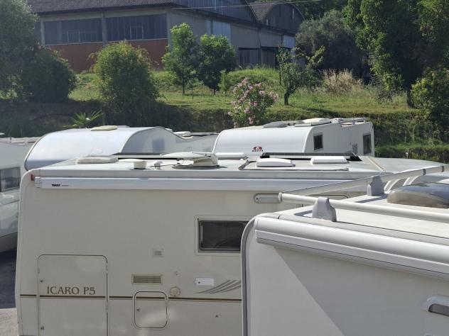 CAMPER MOBILVETTA IVECO SEMINTEGRALE GARAGE CLIMATIZZATORE FOTOVOLTAICO GEMELLATO POSTERIORE CAMPEGGIO USATI GENERALI 1663 - Foto 7