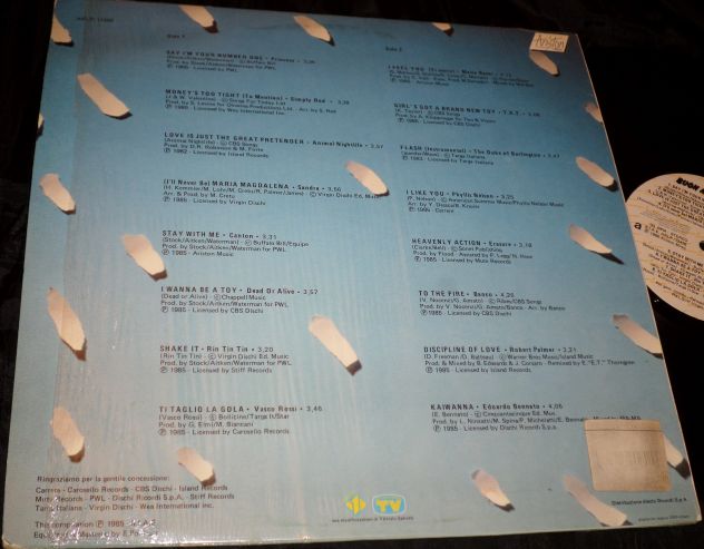 BUON ANNO MUSICA 1985 (Vasco Rossi, Simply Red, T.X.T) LP / 33 giri Ariston - Foto 2