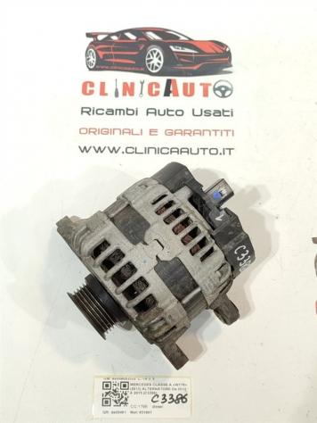 ALTERNATORE MERCEDES Classe A Serie (W176) A0009063322 651901 diesel 1796 (1218)