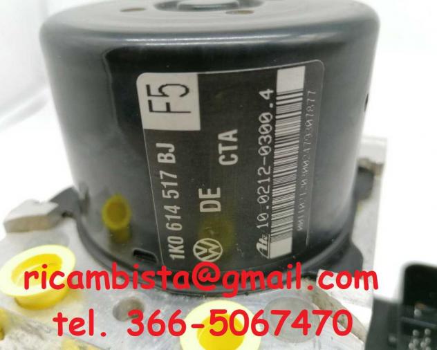 Pompa ABS Audi A3 1K0614517BJ 1K0907379AN - Foto 3