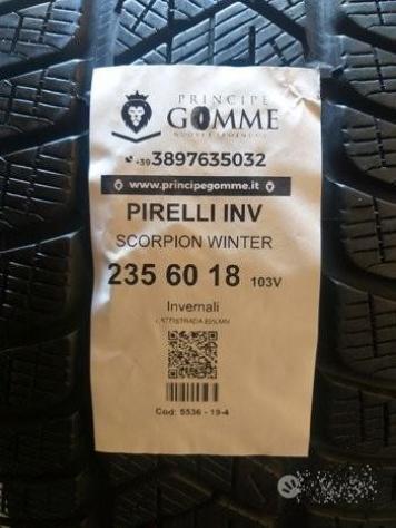 4 gomme 235 60 18 pirelli inv a5536 - Foto 2