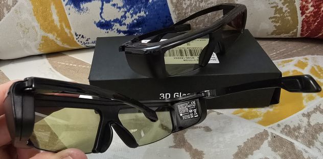 Samsung 3D Glasses SSG-3100GB occhiali 3D attivi ( batterie a bottone ) - Foto 8