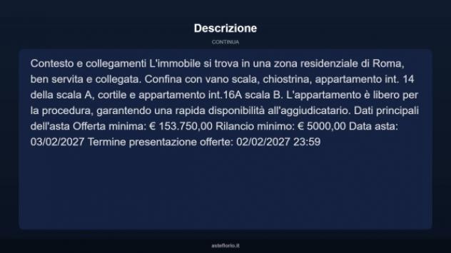 Immobile in asta di 79 m² in vendita a Roma - Foto 4