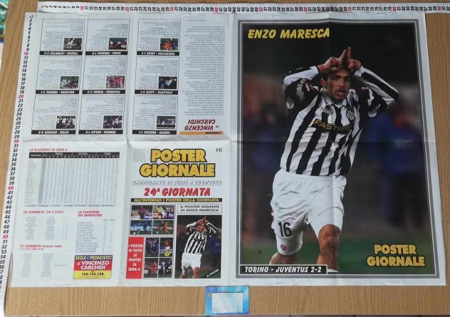 Poster Giornale di Enzo Maresca+immagini partite Serie A 2001/2002 - Foto 2