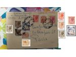 B72 - RARA CARTOLINA CON FRANCOBOLLO