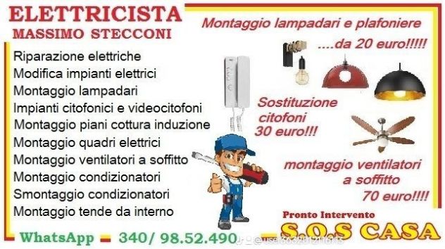 Montaggio ventilatore a soffitto Roma Parioli - Foto 5