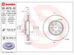 Brembo Disco  Freno 09907820