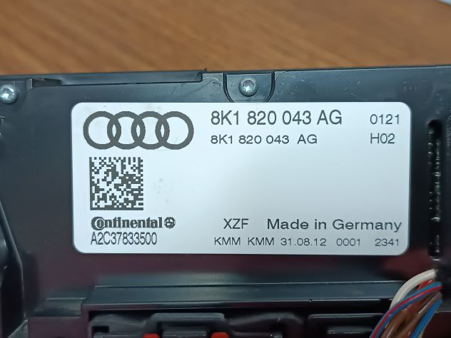 Audi A4 B8 2008>2015< centralina comando clima 8K1820043AG - Foto 2