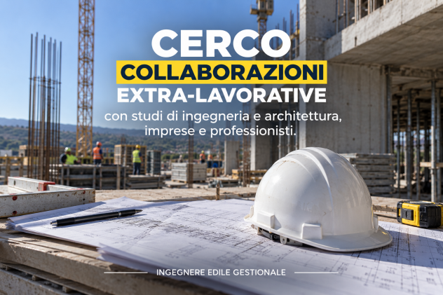 INGEGNERE - SUPPORTO ESTERNO A STUDI TECNICI ANCHE DA REMOTO