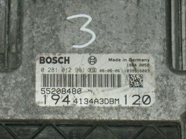 0281012961 ECU CROMA 1.9 JTD 0281012961 55208480 51854278 EDC16C39 - Foto 2