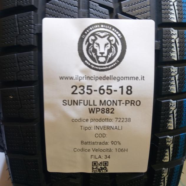 4 GOMME 235 65 18 SUNFULL A72238 - Foto 2