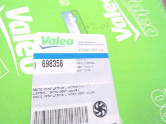 698358 ELETTROVENTOLA VALEO VOLKSWAGEN POLO 1.4 B 44 KW RICAMBIO NUOVO - Foto 3