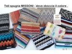 TELI SPUGNA MISSONI MARE  BAGNO SAUNA ECC. VARI MODELLI E PREZZI