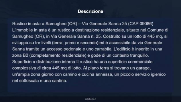 Immobile in asta di 445 m² con più di 5 locali e box auto in vendita a Samugheo - Foto 12