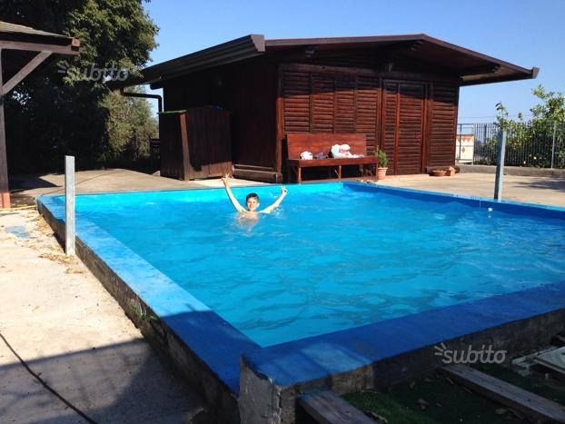 Chalet con Piscina Privata A Viagrande - Monte Serra,Vacanze Relax