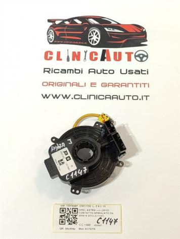 CONTATTO SPIRALATO OPEL Astra J 2° Serie 13579487 20817720 A17DTR (11) - Foto 3