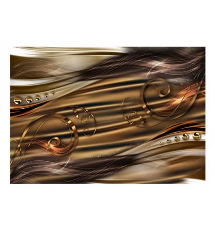 Fotomurale Adesivo Elegante Dorato ARREDALACASA - Foto 2