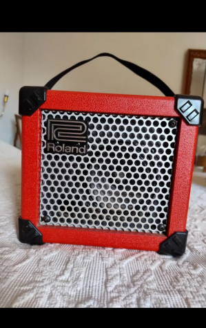Amplificatore Roland Cube Lite+Roland Mustang Mini +Roland Microcube Gx Bianco - Foto 5