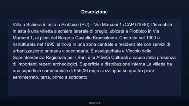 Immobile in asta di 655 m² con più di 5 locali in vendita a Piobbico - Foto 4