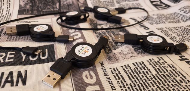 Cavetti micro USB ad avvolgimento - Foto 4