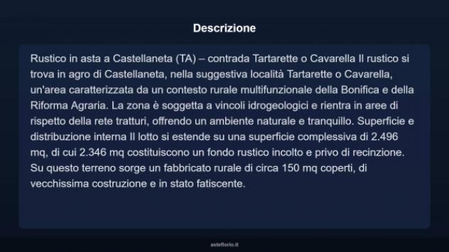 Immobile in asta di 2496 m² in vendita a Castellaneta - Foto 4