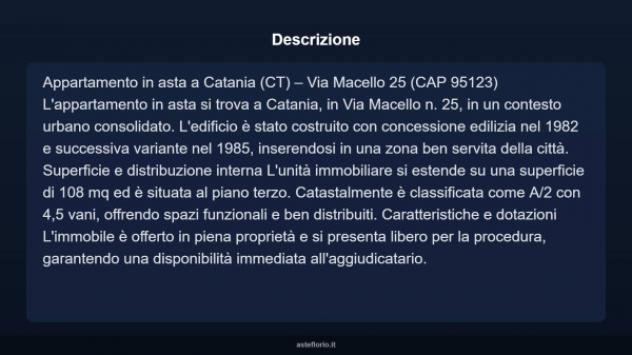 Immobile in asta di 108 m² in vendita a Catania - Foto 4