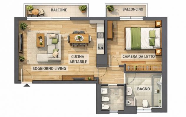 ALLOGGIO IN VILLA A PIANEZZA NUOVO