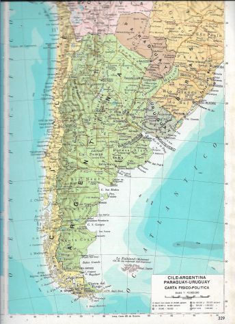 ANNI '40 N 12 CARTE GEOGRAFICHE DEL MONDO DA ATLANTE DE AGOSTINI - Foto 2