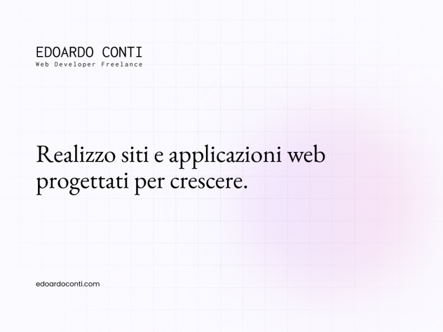 Creo siti web professionali per attività e professionisti
